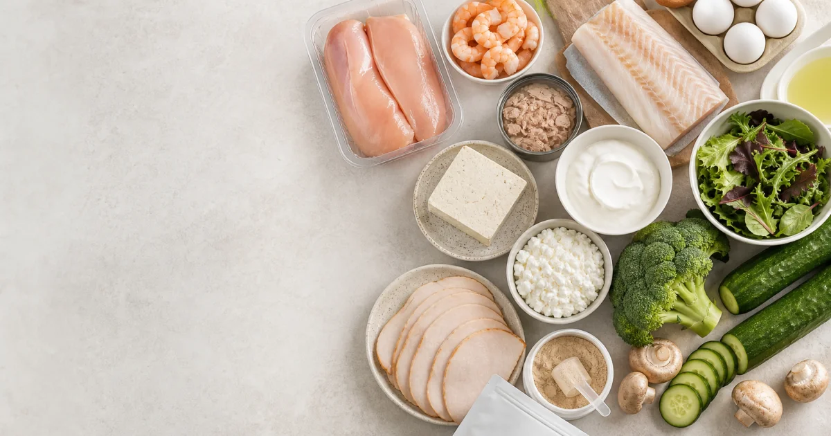 High-Protein Low-Calorie Grocery List: 75 Foods by Aisle